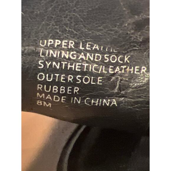 Banana Republic Women’s Leather Slingback Peep Toe Heeled Bootie Size 8 Black - Picture 8 of 8